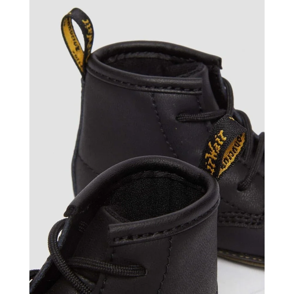 Dr. Martens 1460 26808001 Boots Crib 1 Black Auburn Leather Ankle Bootie LIQ1050